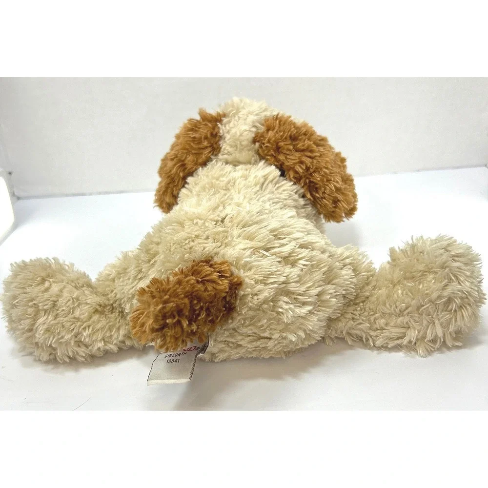 Gund Gibson Kidcore Shaggy Dog Plush 13 Inch Y2K Soft Toy Brown Cream Puppy
